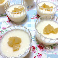 YUH♡ママ's cooksnap of when they made 超簡単でしっとり♪白桃ヨーグルトムース.