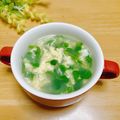 ルパンのかあさん☆彡's cooksnap of when they made 豆苗シャキッ！玉子と豆苗の中華スープ♡.