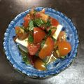 キ＊ラ's cooksnap of when they made ３分で完成☆大葉とトマトのイタリアン豆腐.