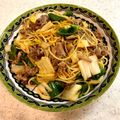 紫ぴっぴ's cooksnap of when they made 白菜大量消費に！豚と白菜のうまうまパスタ.
