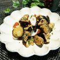 Dellaたん's cooksnap of when they made ごま油香る♫茄子と竹輪の粉チーズ胡麻和え.