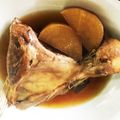 阿波の金長狸's cooksnap of when they made フライパンで作る＊ブリかま大根.