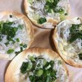 動物母さん's cooksnap of when they made 餃子の皮で♪超簡単♪パリパリしらすピザ.
