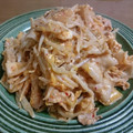 よし33☆'s cooksnap of when they made 豚キムチともやしの卵とじ.