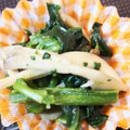 оあーさо's cooksnap of when they made ほうれん草と舞茸◎鶏ガラ炒め.