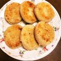 わこちゃん☻'s cooksnap of when they made 揚げずにフライパンで簡単！　焼きコロッケ.