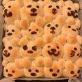 ろびりーな's cooksnap of when they made スクエア型で作る☆くまさん♡ちぎりパン.
