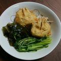 ryin☆'s cooksnap of when they made ほっこり★卵と油揚げの巾着煮.