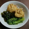 ryin☆'s cooksnap of when they made ほっこり★卵と油揚げの巾着煮.