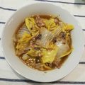 Y★mom's cooksnap of when they made 超簡単！白菜とサバ水煮缶の煮物.