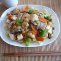 ricolis's cooksnap of when they made 海鮮塩やきそば.