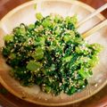 ハチ8コロ8's cooksnap of when they made 大根の葉の胡麻和え♡いつも同じ味に♡.