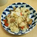 ピーナッツ子♪'s cooksnap of when they made 鶏ごぼうの混ぜご飯.