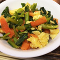 卵せんべい's cooksnap of when they made 小松菜と人参の卵炒め.
