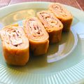 雛鳥と親鳥's cooksnap of when they made 豆乳の出汁巻き卵焼き☆お弁当にも♪.