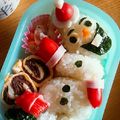 curisupin's cooksnap of when they made クリスマス キャラおかず＊サンタ帽.