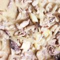 meguchica's cooksnap of when they made m簡単！きのこと豚の味噌クリームパスタ.