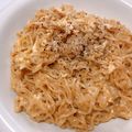 miromo__'s cooksnap of when they made カルボナーラ風！？濃厚焼きチキンラーメン.