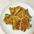 日々の泡's cooksnap of when they made 計り不要☆ニラの簡単チヂミ.
