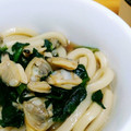 ❤mihomama❤'s cooksnap of when they made 旨味たっぷり♡あっさり♡あさりうどん♡.