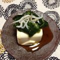 ぽぽきゅ's cooksnap of when they made モロヘイヤ&しらす☆冷奴.