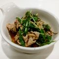 ちえぞ〜's cooksnap of when they made 豚肉と水菜の煮物.