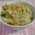 Nekozame's cooksnap of when they made 鮭とお揚げの炊き込みご飯☆ミ.