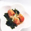まこさんど's cooksnap of when they made ★簡単・すぐ★トマトとわかめのサラダ.