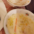 eiyoushi's cooksnap of when they made 超簡単！はくさいとハムのクリームスープ.