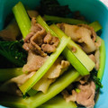 リーコッコー's cooksnap of when they made 豚薄切りとほうれん草の☆和風柚子胡椒炒め.