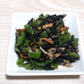 アクセル☆'s cooksnap of when they made ひじきとピーマンのお茶漬けの素炒め.