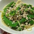 マナメッコ's cooksnap of when they made 春待ちほろにが野菜のパスタ.
