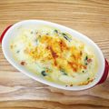 ゆき５'s cooksnap of when they made 厚切りベーコンとほうれん草のグラタン♪.