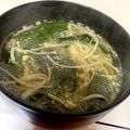Luna811's cooksnap of when they made 超簡単！わかめスープ.