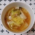 いちご＆大福's cooksnap of when they made 白菜とベーコンのコンソメスープ.