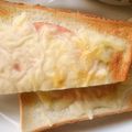 花時計咲いた's cooksnap of when they made お手軽ハムチーズトースト.