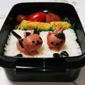 めいめい☆☆☆'s cooksnap of when they made コロコロウインナー★猫★キャラ弁お弁当に.