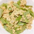 じゅるちゃん's cooksnap of when they made スナップえんどうのふわふわたまご.