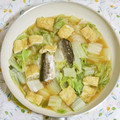 mmameco's cooksnap of when they made さば缶と白菜の煮びたし.
