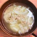 島子☆'s cooksnap of when they made 白菜とツナのスープ.