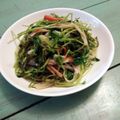 あひ0's cooksnap of when they made 蟹カマと豆苗入りきざみ昆布のきんぴら風.