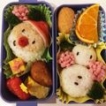 stot's cooksnap of when they made キャラ弁♡クリスマスのサンタさん.