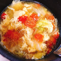 クックH4HV2J☆'s cooksnap of when they made サニーレタスとミニトマトと卵のスープ.