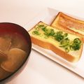 ❁Abake❁'s cooksnap of when they made 味噌汁に合うトースト2種類☆.