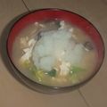 きらり流れ星's cooksnap of when they made みぞれ味噌汁.