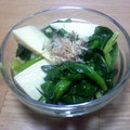櫻井愛's cooksnap of when they made 簡単タケノコとカブの葉＆ほうれん草煮浸し.