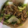 牧子ちゃん's cooksnap of when they made 給食のレシピ 春雨とチンゲン菜の炒め物.