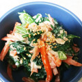 まみころりんぱ's cooksnap of when they made レンジで簡単(^q^)春菊のツナマヨ和え.