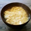 あーこ姐's cooksnap of when they made ふわふわ＊白味噌で甘辛な卵のお味噌汁＊.