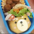 クックZOODGD☆'s cooksnap of when they made 干支簡単☆いなり寿司deわんこ☆キャラ弁.
